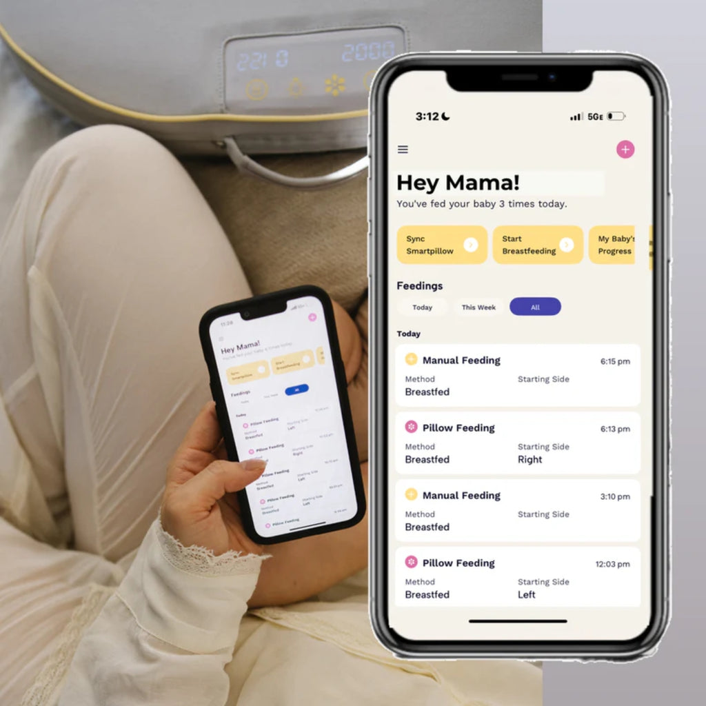 Almofada De Amamentação Comia Hallo Smart - Design Inteligente e Estável